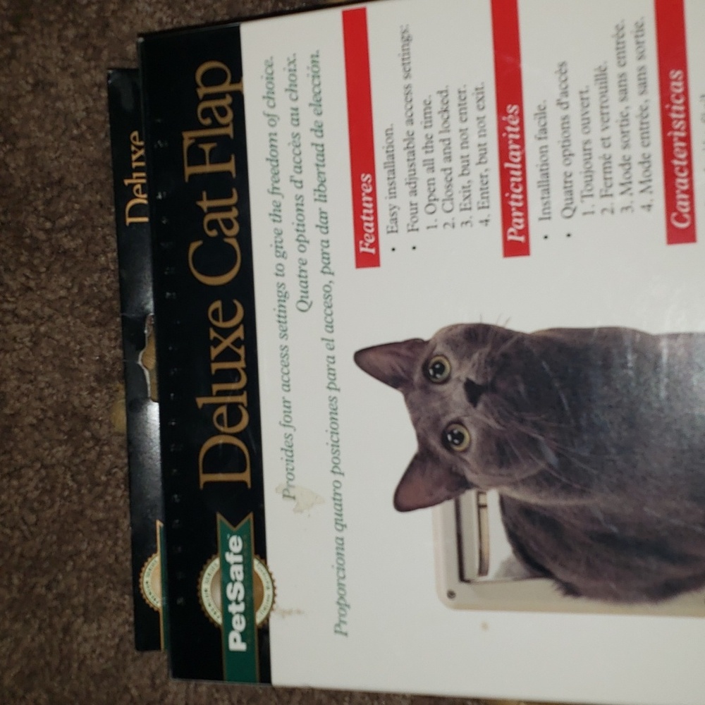Cat door flap